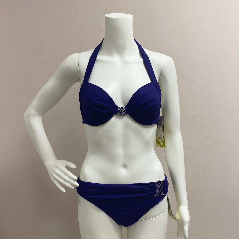 2Bamboo Purple Two Piece Bikini